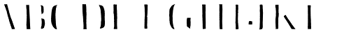 Skitch Fill font specimen