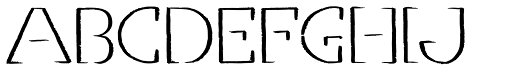 Sofia City Demo Pencil font specimen