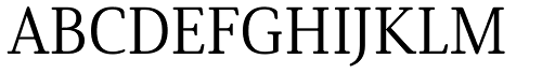 Solitas Serif Norm Regular font specimen