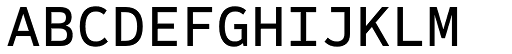 Sometype Mono Medium font specimen