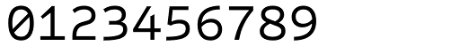 Sometype Mono Regular character specimen 5