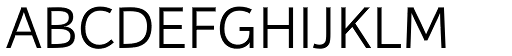 Sonus Light font specimen