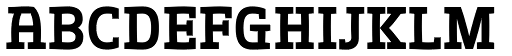 Springsteel Serif Heavy font specimen