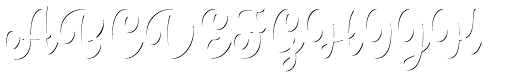 Spumante Shadow font specimen