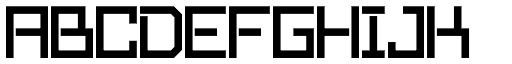 Sqair Stencil font specimen
