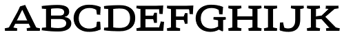 Sreda font specimen