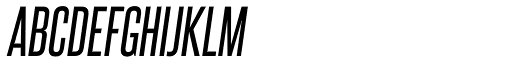 Steelfish Italic font specimen