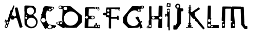 Subamera font specimen