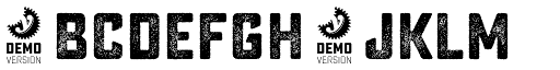 Sucrose Bold Two DEMO font specimen