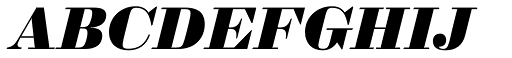 Sybarite Medium Italic font specimen