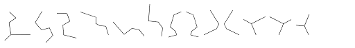 Tagged One Thin font specimen