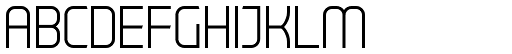 Tenby Five Light font specimen