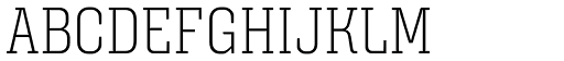 Triunfo Light Condensed DEMO font specimen