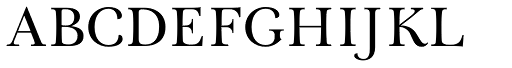 Tryst font specimen