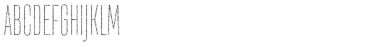 TT Bluescreens DEMO Thin Rough font specimen
