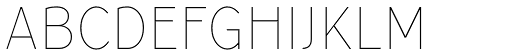 TT Corals Thin font specimen
