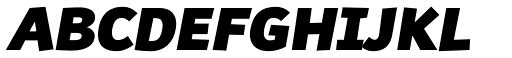 TT Souses Black Italic font specimen