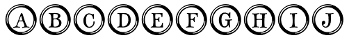 Type Keys font specimen
