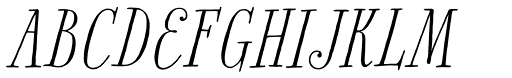 Typnic Titling font specimen