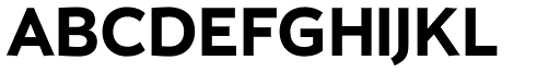 Umba Sans Bold font specimen
