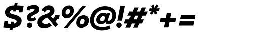 Umba Slab Alt Bold Italic character specimen 6