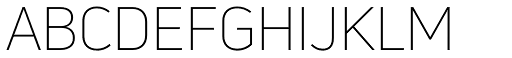 Uni Neue Light font specimen