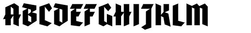 Varna Bold font specimen