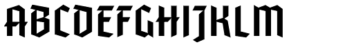 Varna Regular font specimen