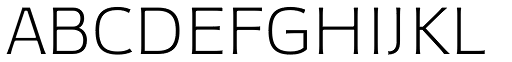 Vezus Light font specimen