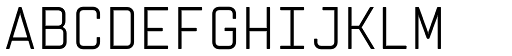 Vin Mono Pro Light font specimen