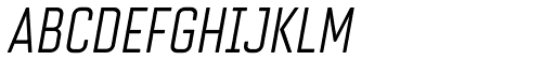 Vin Sans Pro Light Italic font specimen