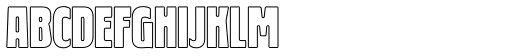 Waba Kontor font specimen