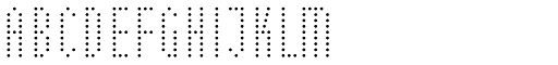 WBP Nel Regular Dots font specimen
