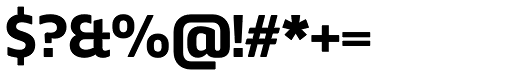 Webnar Bold character specimen 6