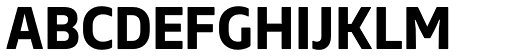 Webnar Bold font specimen