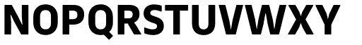 Webnar Bold character specimen 2