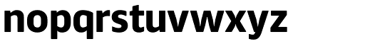 Webnar Bold character specimen 4