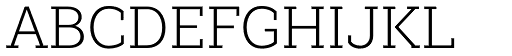 Weekly Light font specimen