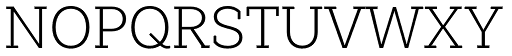 Weekly Light character specimen 2
