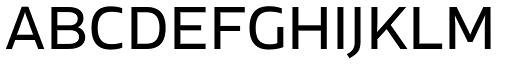 XXII Centar Regular Ext font specimen