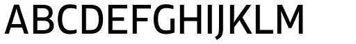 XXII Centar font specimen