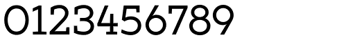 XXII Geom Slab character specimen 5