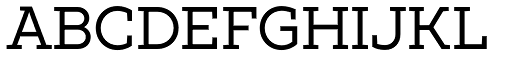 XXII Geom Slab font specimen