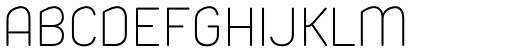 XXII Menga font specimen