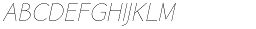 Yellow Peas Thin Italic font specimen