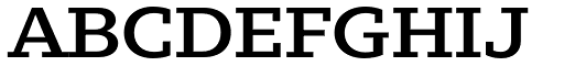 Zin Slab Extended Demo font specimen