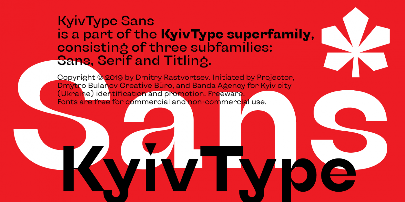 KyivType Sans Complete Family font specimen