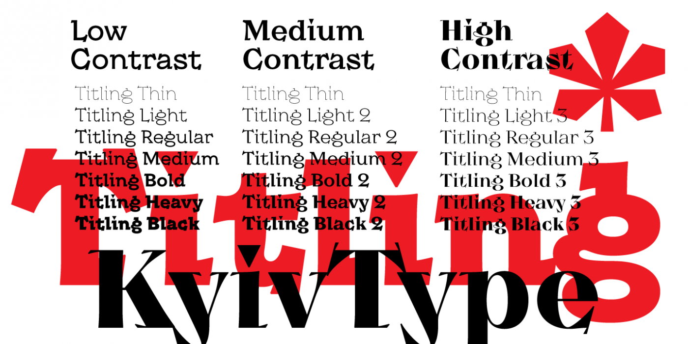 Low Contrast character specimen 2