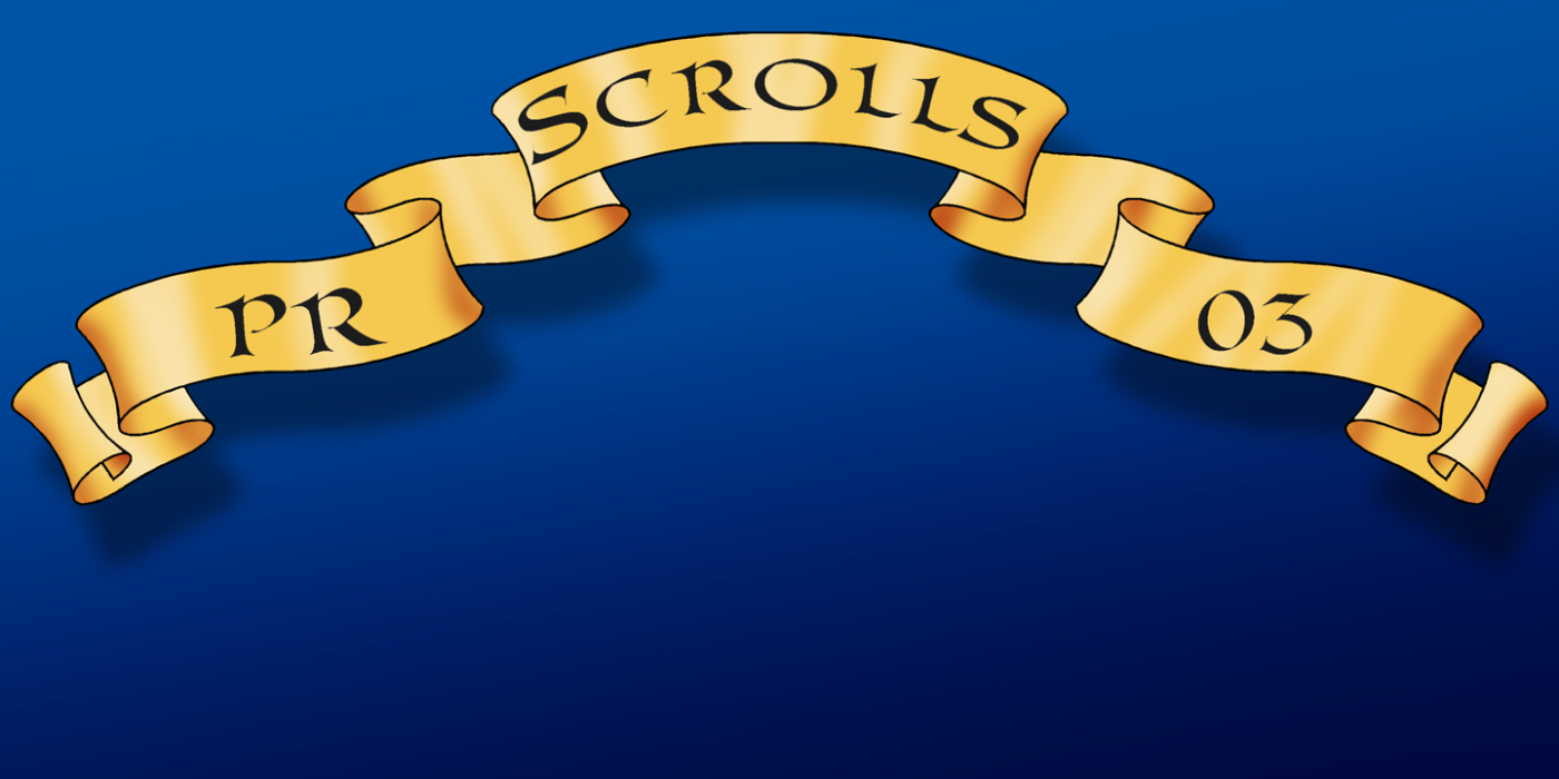 PR Scrolls 03 PR-Scrolls-03 Regular character specimen 1