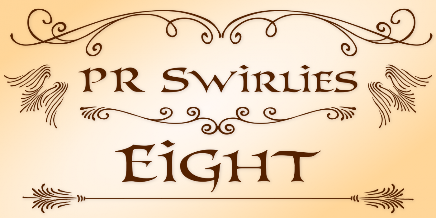 PR Swirlies 08 PR-Swirlies-08 Regular character specimen 1